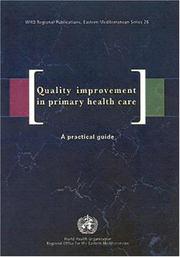 Quality improvement in primary health care by A. F. Al-Assaf
