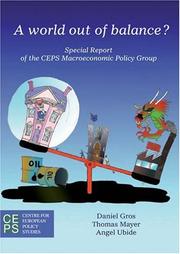 Cover of: A World Out of Balance?: Special Report of the Ceps Macroeconomic Policy Group
