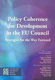 Cover of: Policy Coherence for Development in the EU Council: Strategies for the Way Forward