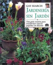 Cover of: Jardineria Sin Jardin