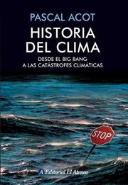 Cover of: Historia Del Clima by Pascal Acot