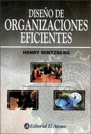 Cover of: Diseo de Organizaciones Eficientes by Henry Mintzberg