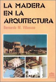 Cover of: La Madera En La Arquitectura