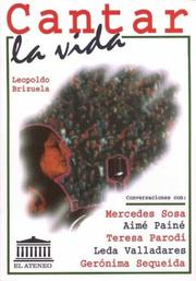 Cover of: Cantar La Vida (Colección Historias de Vida)