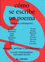 Cover of: Como Se Escribe Un Poema - Lengua Extranjera