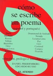 Cover of: Como Se Escribe Un Poema - Español-Portugues by Daniel Freidemberg