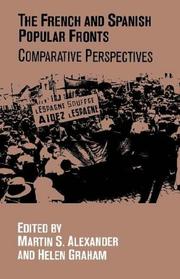 Cover of: The French and Spanish Popular Fronts: Comparative Perspectives