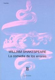 Cover of: La Comedia De Los Errores / The Comedy of Errors by William Shakespeare