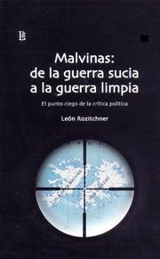 Cover of: Malvinas: de La Guerra Sucia a la Guerra Limpia