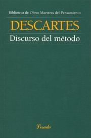 Cover of: El Discurso Del Metodo by René Descartes