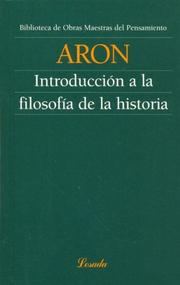 Cover of: Introduccion a la Filosofia de La Historia