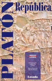 Cover of: Republica (Griegos Y Latinos) by Πλάτων, Πλάτων