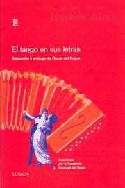Cover of: El Tango En Sus Letras