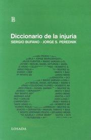 Cover of: Diccionario de La Injuria