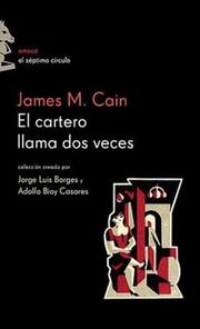 Cover of: El Cartero Llama DOS Veces by James M. Cain