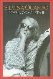 Cover of: Poesía completa by Silvina Ocampo