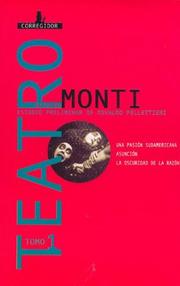 Cover of: Teatro 1-Monti 1A. Ed