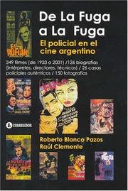 Cover of: De la fuga a la fuga by Roberto Blanco Pazos