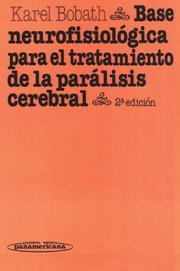 Cover of: Base Neurofisiologica Para El Tratam Paralis Cereb