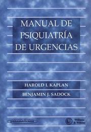 Cover of: Manual de Psiquiatria de Urgencias