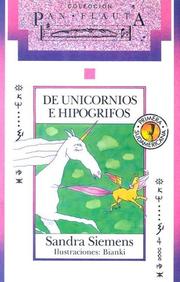 Cover of: De Unicornios E Hipogrifos