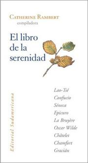 Cover of: El Libro De La Serenidad