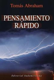 Cover of: Pensamiento Rapido