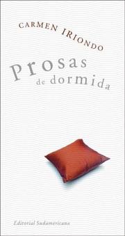 Cover of: Prosas De Dormida/ Sleppy Prose