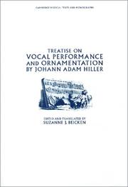 Cover of: Treatise on vocal performance and ornamentation