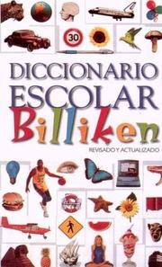 Cover of: Diccionario Escolar Billiken Con CD ROM