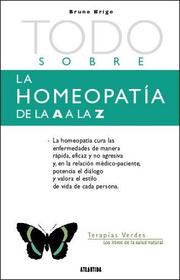 Cover of: Homeopatia de La a Hasta La Z (Terapias Verdes: Los Libros de la Salud Natural)