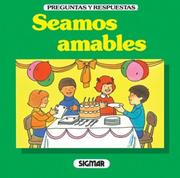 Cover of: Seamos Amables (Preguntas Y Respuestas) by Barbara Shook Hazen