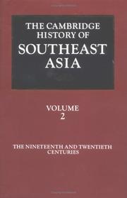 Cover of: The Cambridge history of Southeast Asia by edited by Nicholas Tarling.