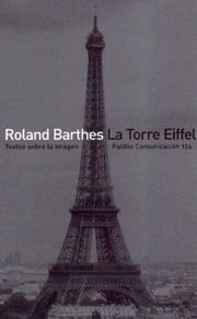 Cover of: La Torre Eiffel by Roland Barthes