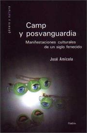 Cover of: Camp y Posvanguardia: Manifestaciones Culturales de Un Siglo Fenecido (Genero y Cultura)