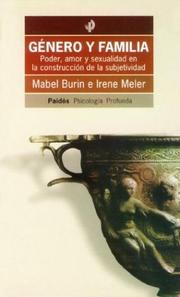 Cover of: Género y familia by Mabel Burin