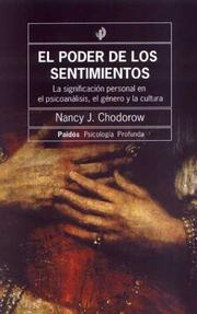 Cover of: El Poder de Los Sentimientos / Argentinean History. Volume VII by Nancy Chodorow, Nancy Chodorow