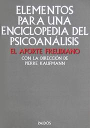 Cover of: Elementos Para Una Enciclopedia del Psicoanal
