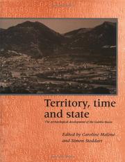 Cover of: Territory, time, and state: the archaeological development of the Gubbio basin