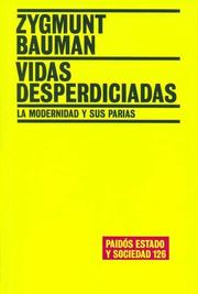 Cover of: Vidas Desperdiciadas by Zygmunt Bauman