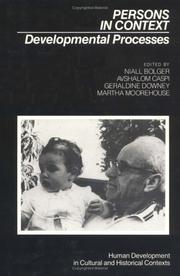 Cover of: Persons in context: developmental processes