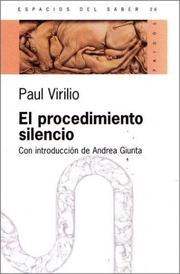 Cover of: El Procedimiento Silencio: Con Introduccion De Andrea Giunta