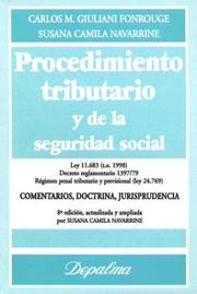 Cover of: Procedimiento Tributario y de La Seguridad Social