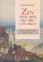 Cover of: Zen En El Arte Del Tiro Con Arco / Zen in the Art of Archery (Sadhana)