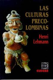 Cover of: Culturas Precolombinas, Las