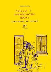 Cover of: Familia y diferenciación social: cuestiones de método