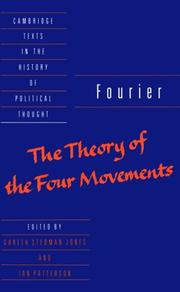 Cover of: The theory of the four movements by Charles Fourier