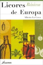 Cover of: Licores De Europa/ Liquors of Europe