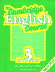 Cover of: The Cambridge English Course 3 Practice book with key