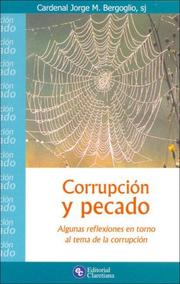 Cover of: Corrupcion y Pecado
